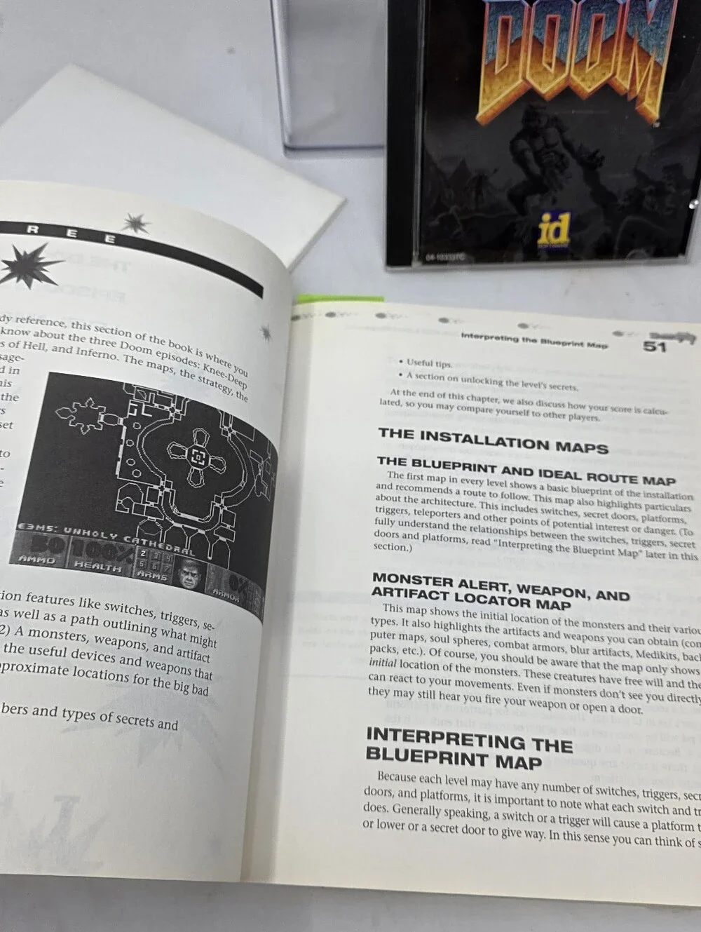 The Ultimate Doom PC Big Box 1995 CIB Complete w/ Poster Receipt Strategy Guide